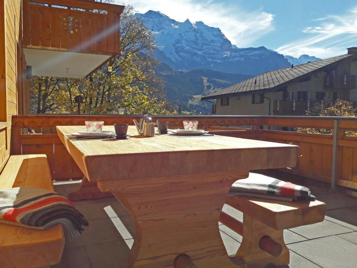 Apartment Bergfrieden By Interhome Wengen Exteriör bild