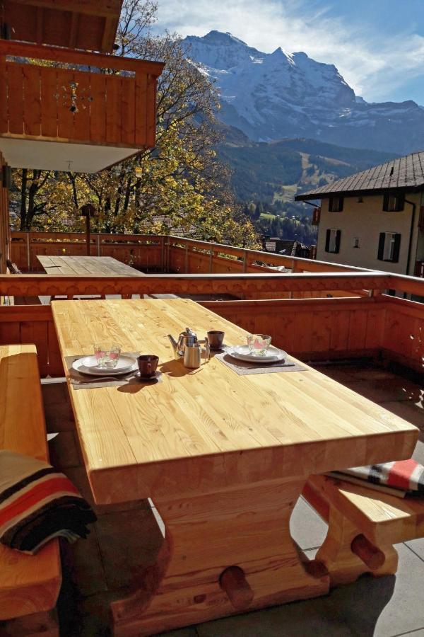 Apartment Bergfrieden By Interhome Wengen Exteriör bild