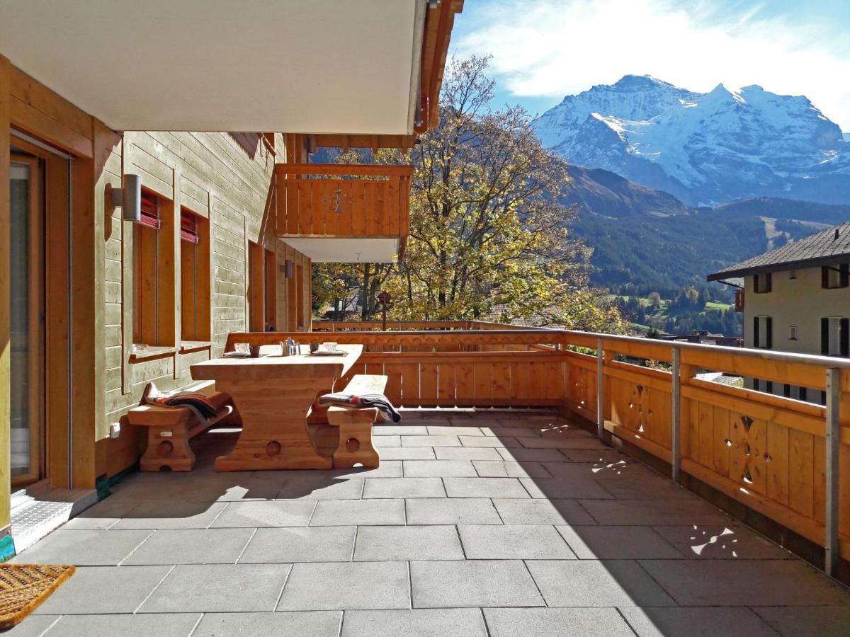 Apartment Bergfrieden By Interhome Wengen Exteriör bild